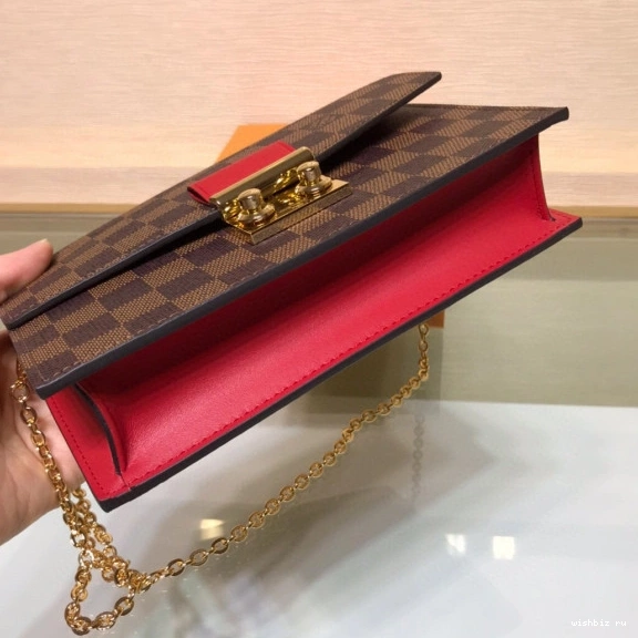 WIS WALLET CHAIN CROISETTE VUITTON LOUIS 1229